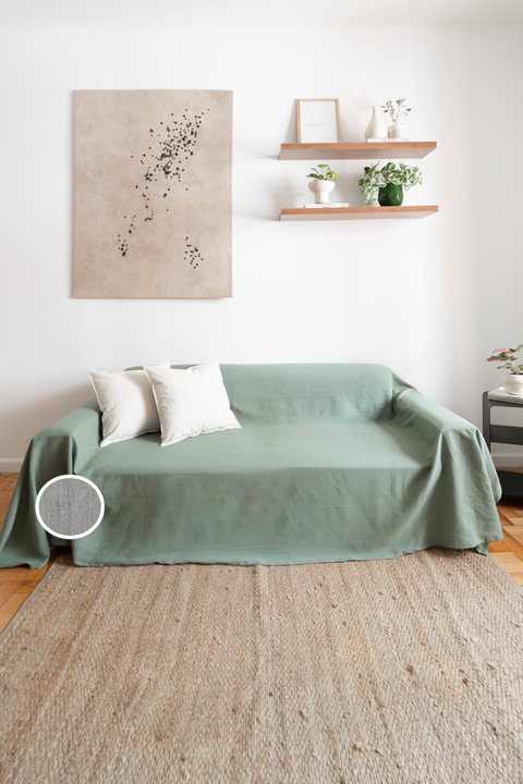 Funda de Sillón Gasa Verde 370x230- Sale - comprar online