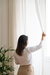 Cortina para Living Barral Oculto Offwhite - comprar online