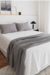 Pack Pie de Cama King Tusor + 2 fundas de Almohada Gris - comprar online