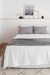 Pie de Cama King Tusor Premium Gris - Isahome — Tienda Online