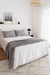 Pie de Cama Tusor + 2 fundas de Almohada Gris en internet