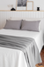Pie de Cama Tusor + 2 fundas de Almohada Gris - Isahome — Tienda Online