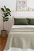 Funda de Almohada Terciopelo Verde 50x70 - Isahome — Tienda Online