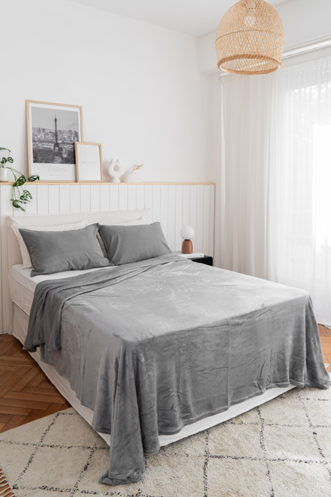 Winter Sale // Frazada Polar Gris - comprar online