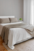Pie de Cama Tusor Queen Premium Vison - Isahome — Tienda Online