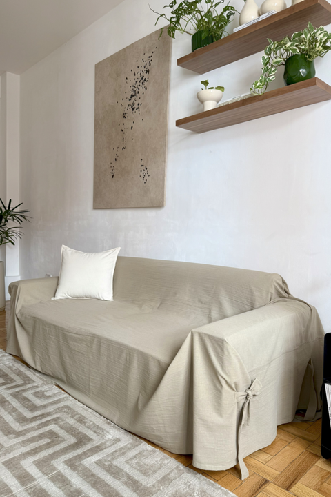 Funda de Sillón Ajustable Tusor Premium Vison 4 Cuerpos - comprar online