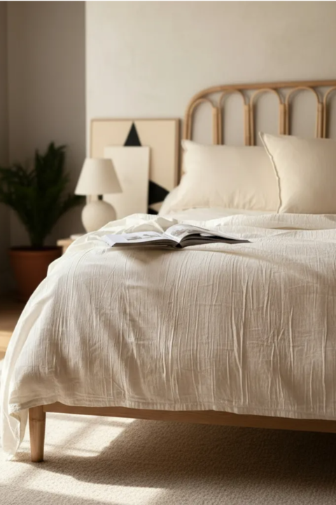 Pie de Cama Gasa Natural - comprar online