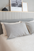 Pie de Cama Queen Lino Rústico + 2 Fundas de Almohada Negro - Isahome — Tienda Online