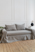 Funda de Sillón Ajustable Tusor Premium Gris 2 Cuerpos - comprar online