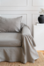 Funda de Sillón Ajustable Tusor Premium Gris 2 Cuerpos - Isahome — Tienda Online