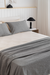 Pie de Cama Algodón + 2 fundas de Almohada Negro en internet