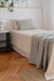 Pack Pie de Cama Twin Algodon Jaspeado + 1 Funda de Almohada Verde en internet