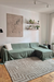 Funda de Sillón en L Gasa Tusor Verde - comprar online