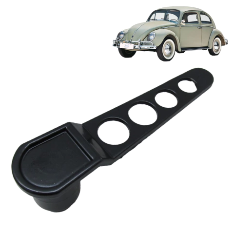 Maçaneta Interna da Porta VW Fusca 1959-1977 Preta Esportiva