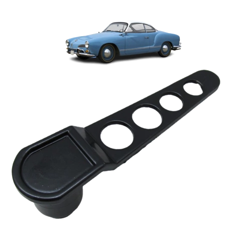 Maçaneta Interna da Porta Karmann-Ghia 55-75 Preta Esportiva