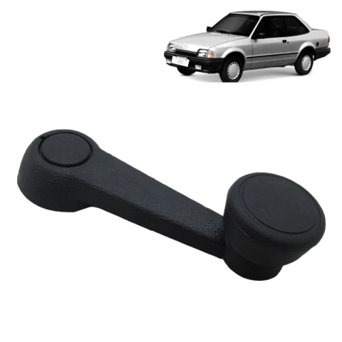 Manivela Levantador do vidro Ford Verona 1990-1992 Preta
