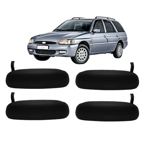 Kit 4 Maçanetas Externa Escort SW 1997-2004 metal reforçado