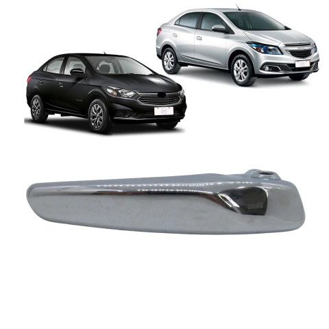 Maçaneta Interna da Porta Direita Prisma 2013-2019 Cromada