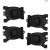 Kit 4 Maçanetas Interna Celta 2000-2006 Preta Completa - Felux Autopeças