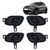 Kit 4 Maçanetas Internas Renault Kwid E-Tech Preta Completa