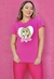 Tshirt Feminina-Barbie coração