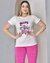 Tshirt Feminina-Carro rosa