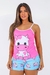 Pijama alça vaquinha rosa - comprar online