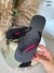 Chinelo preta glitter - comprar online