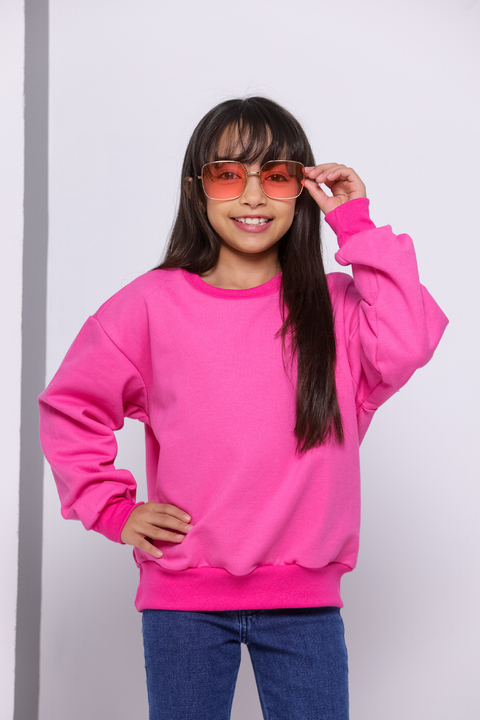Moletom liso infantil