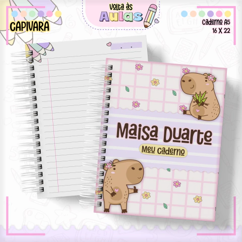 Agenda Escolar - Capivara - comprar online
