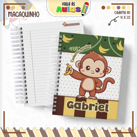 Agenda Escolar - Macaquinho - comprar online