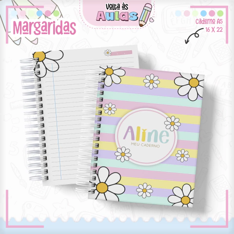 Agenda Escolar - Margaridas - comprar online
