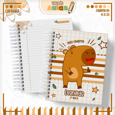 Agenda Escolar - Capivara - comprar online