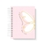 Agenda - Borboletas Candy - Quadriculada Rosa