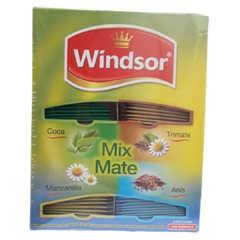 Mix Mate (Coca, Manzanilla, Anís, Trimate) x100 Saquitos - Té Windsor