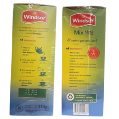 Mix Mate (Coca, Manzanilla, Anís, Trimate) x100 Saquitos - Té Windsor - comprar online