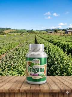 Frasco De 100 Cápsulas De Orégano Natural Medix