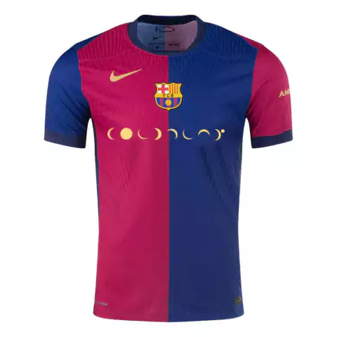 Camisa Barcelona x Coldplay 24/25 s/n° Player Version Nike Masculina - Azul+Grená