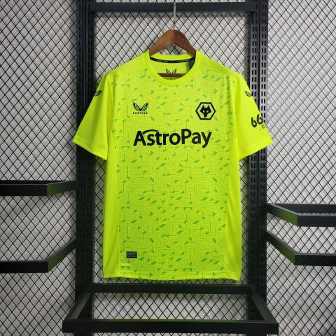 Camisa Wolves Away 23/24 s/n° Torcedor Castore Masculina - Verde