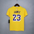 Camisa LA Lakers "JAMES 23" Nike 2021 Casual - Amarelo na internet