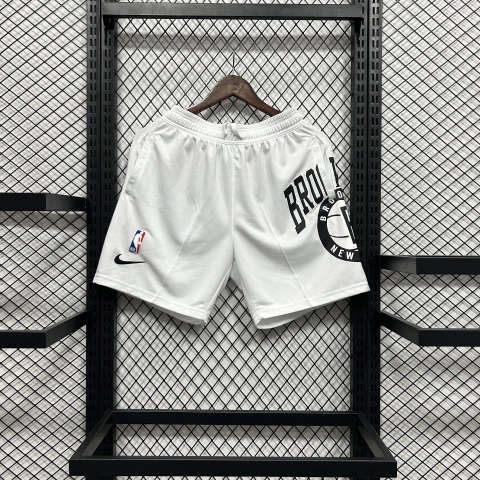 Shorts NBA Brooklyn Nets Nike Series | Branco