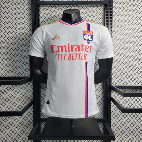 Camisa Lyon Home 23/24 s/n° Versão Jogador Adidas - Branco