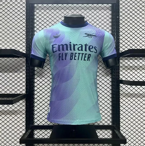 Camisa Arsenal 24/25 Away | Versão Jogador - Azul - comprar online