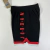 Shorts Air Jordan Casual | Preto+Vermelho na internet