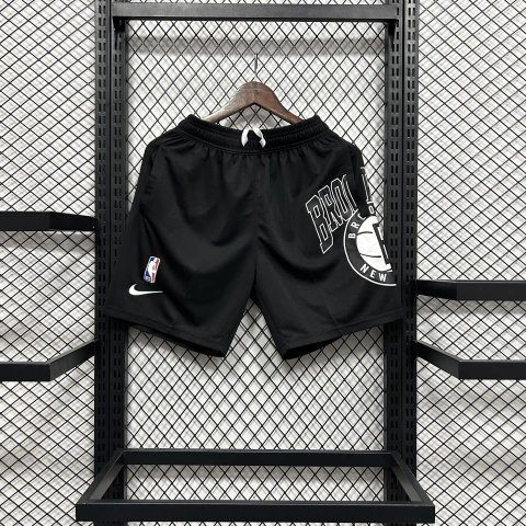 Shorts NBA Brooklyn Nets Nike Series | Preto