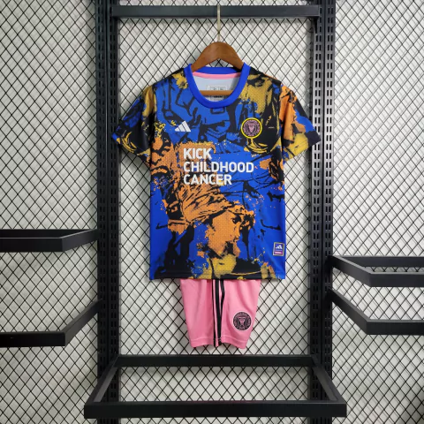 Kit Infantil Training Inter Miami x Marvel 23/24 Adidas - Azul