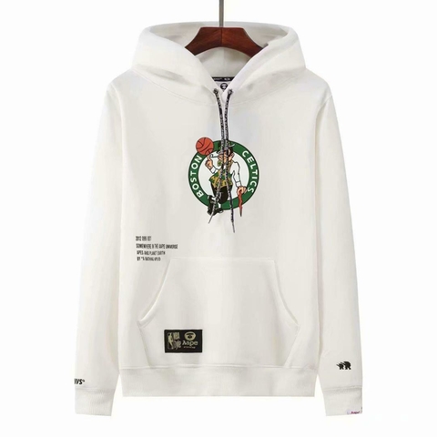 Moletom Celtics | NBA | Canguru - Branco