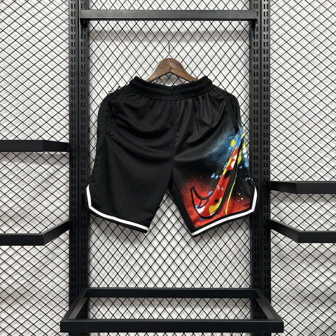 Shorts Nike Watercolor Casual | Preto