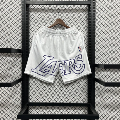 Shorts NBA LA Lakers Classic | Branco