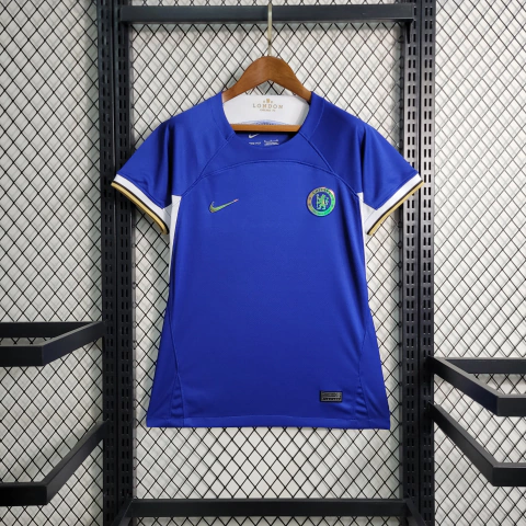 Camisa Chelsea Home 23/24 s/n° Torcedor Feminina Nike - Azul